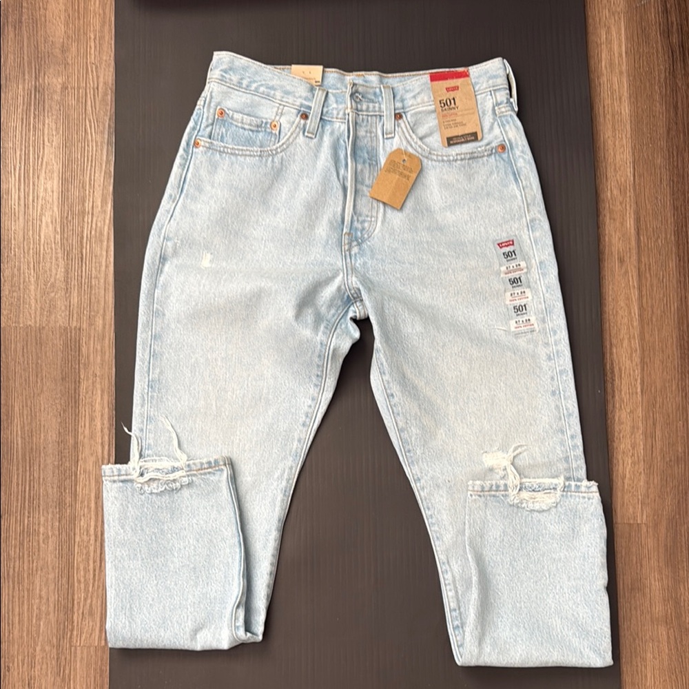 Levi's Light Blue 501 Jeans
